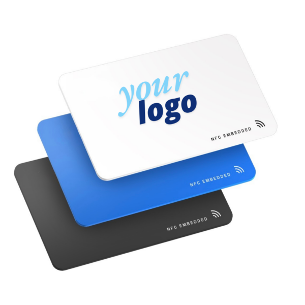 Custom BioPvc Card with NFC-Midnight Black - Image 4