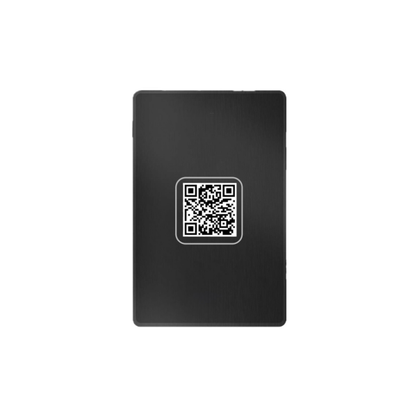 Custom Metal Card with NFC-Midnight Black - Image 2