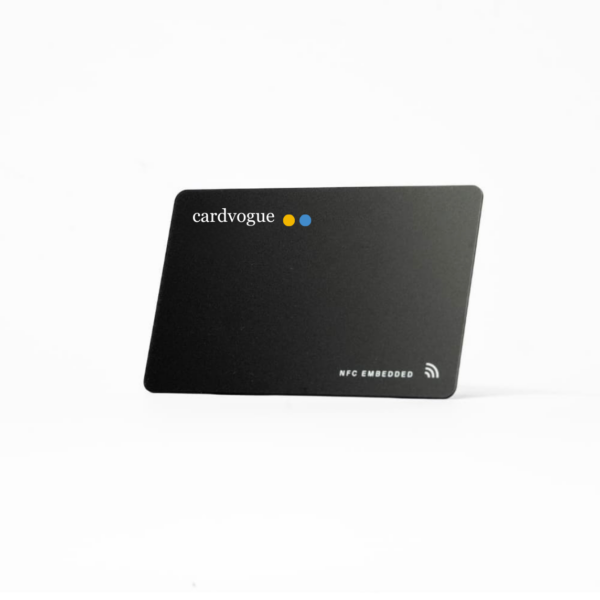 CardVogue BioPvc with NFC-Midnight Black