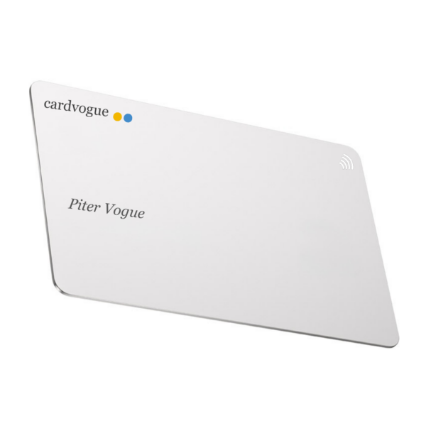 CardVogue BioPvc with NFC-Winter White - Image 3