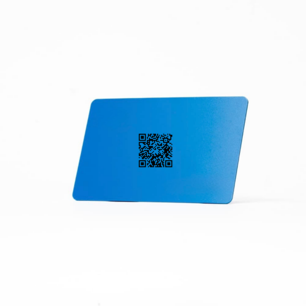 Custom BioPvc Card with NFC-Sky Blue - Image 2